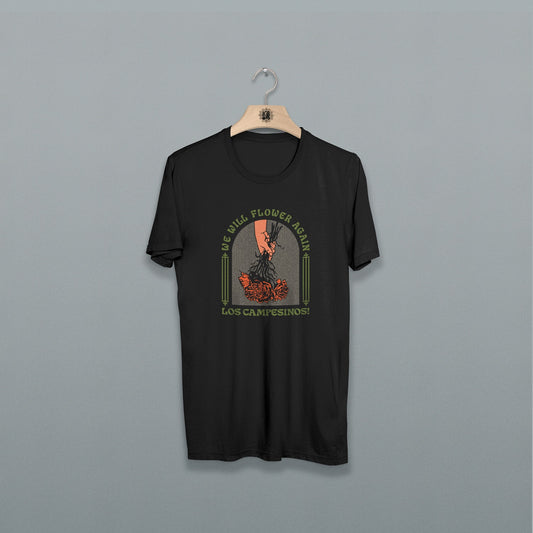We Will Flower Again (Black) | T-Shirt